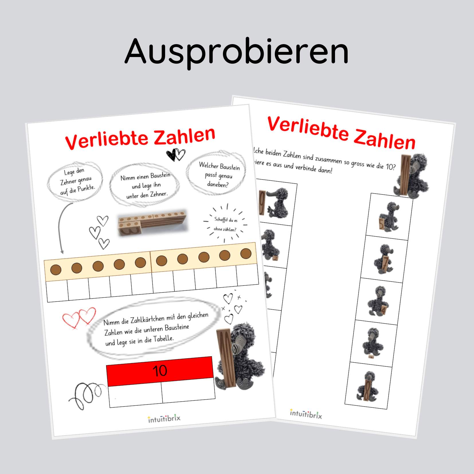 Aufgaben zu den Verliebten Zahlen