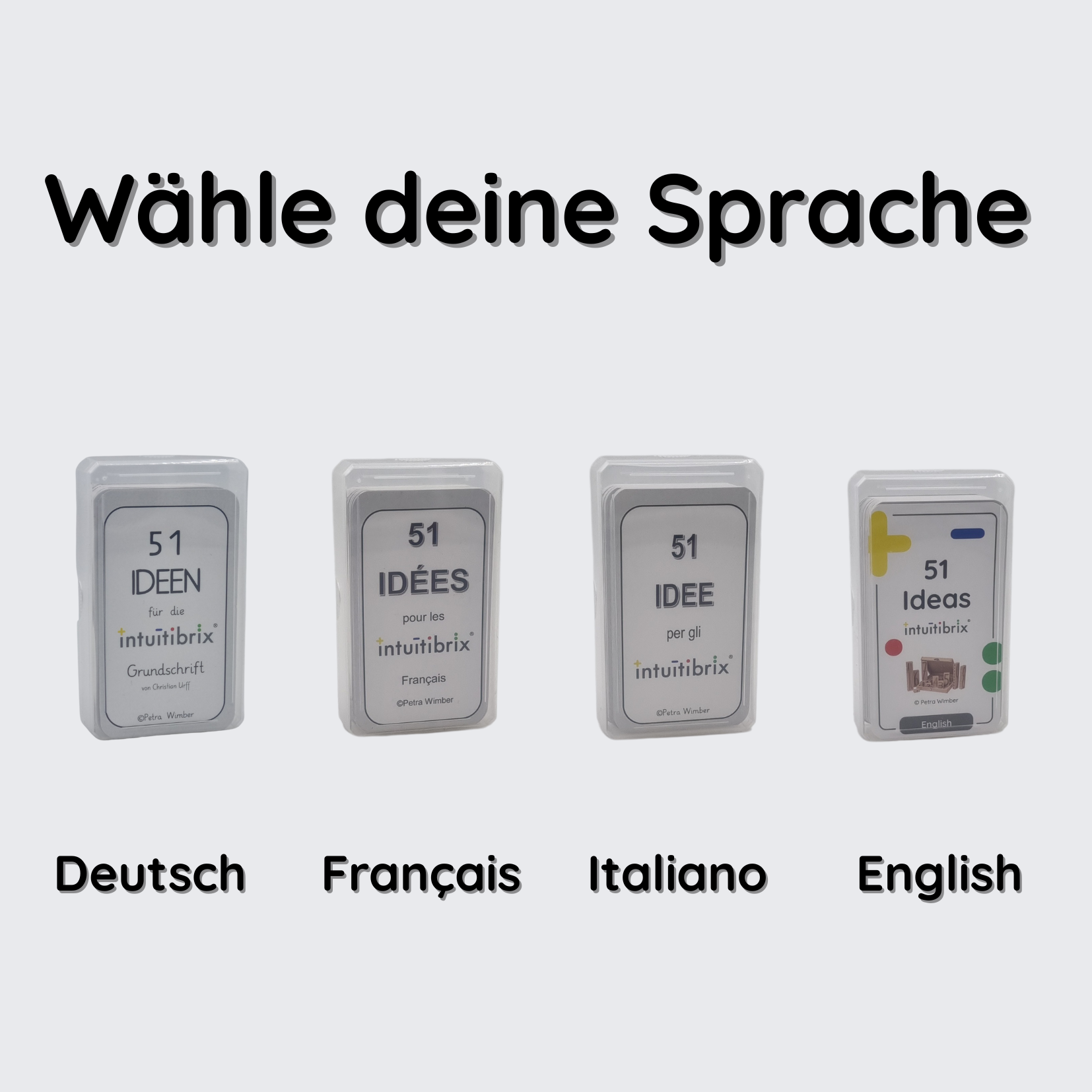 Intuitibrix in the Wooden Box plus 51 Ideas