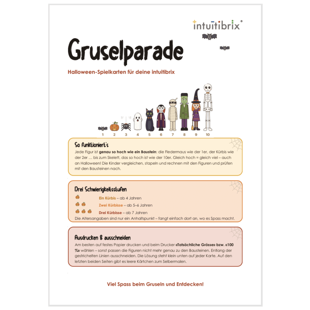 CH intuitibrix Halloween-Bundle zum Sparpreis