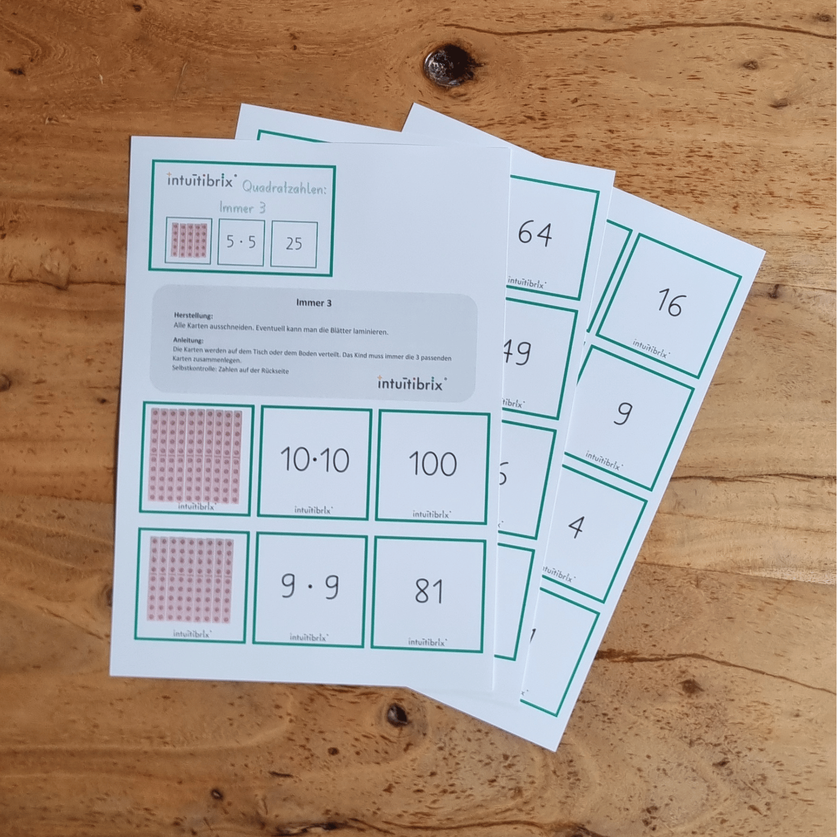 CH Riesiges Materialpaket zum Trainieren des Einmaleins