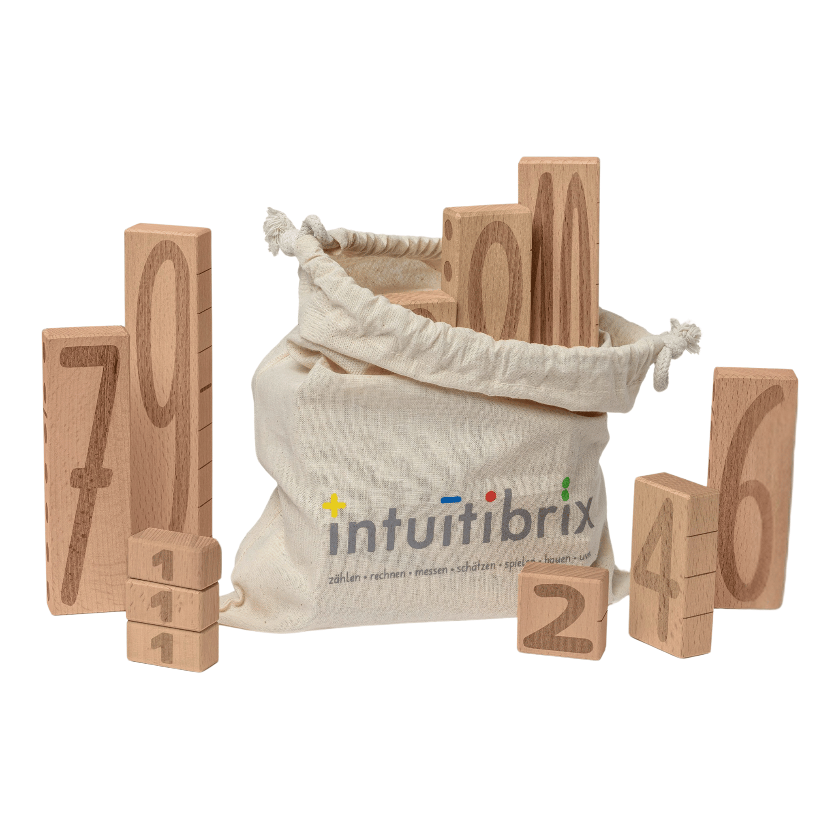 intuitibrix in una borsa di stoffa