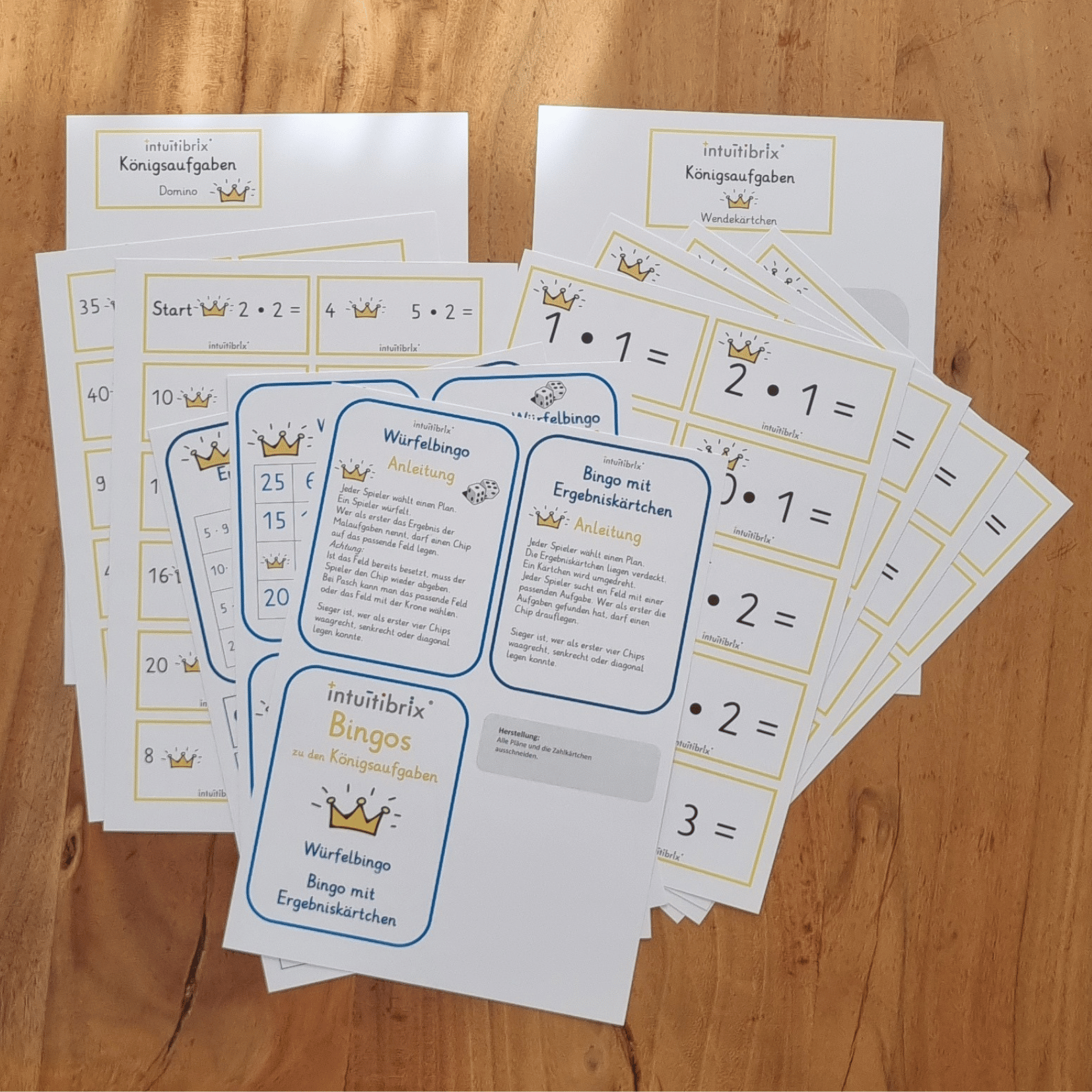 Riesiges Materialpaket zum Trainieren des Einmaleins
