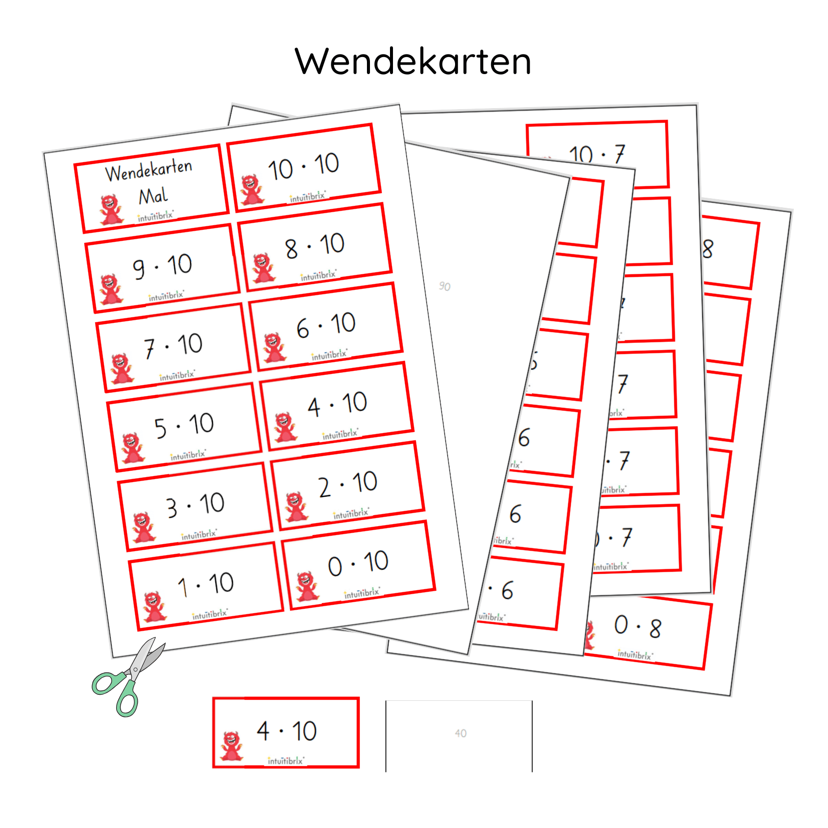 CH Download: Trainingskarten Multiplikation