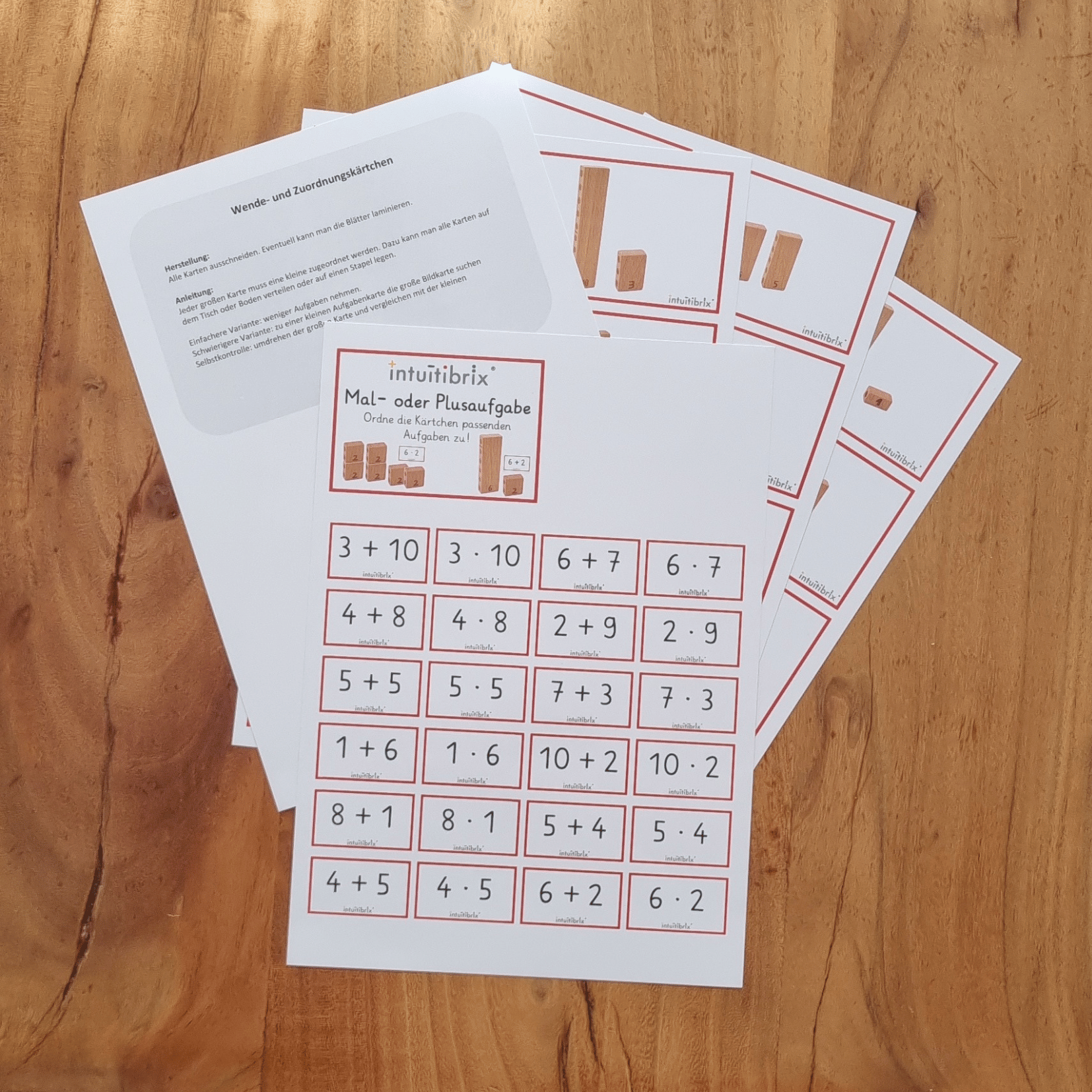Riesiges Materialpaket zum Trainieren des Einmaleins