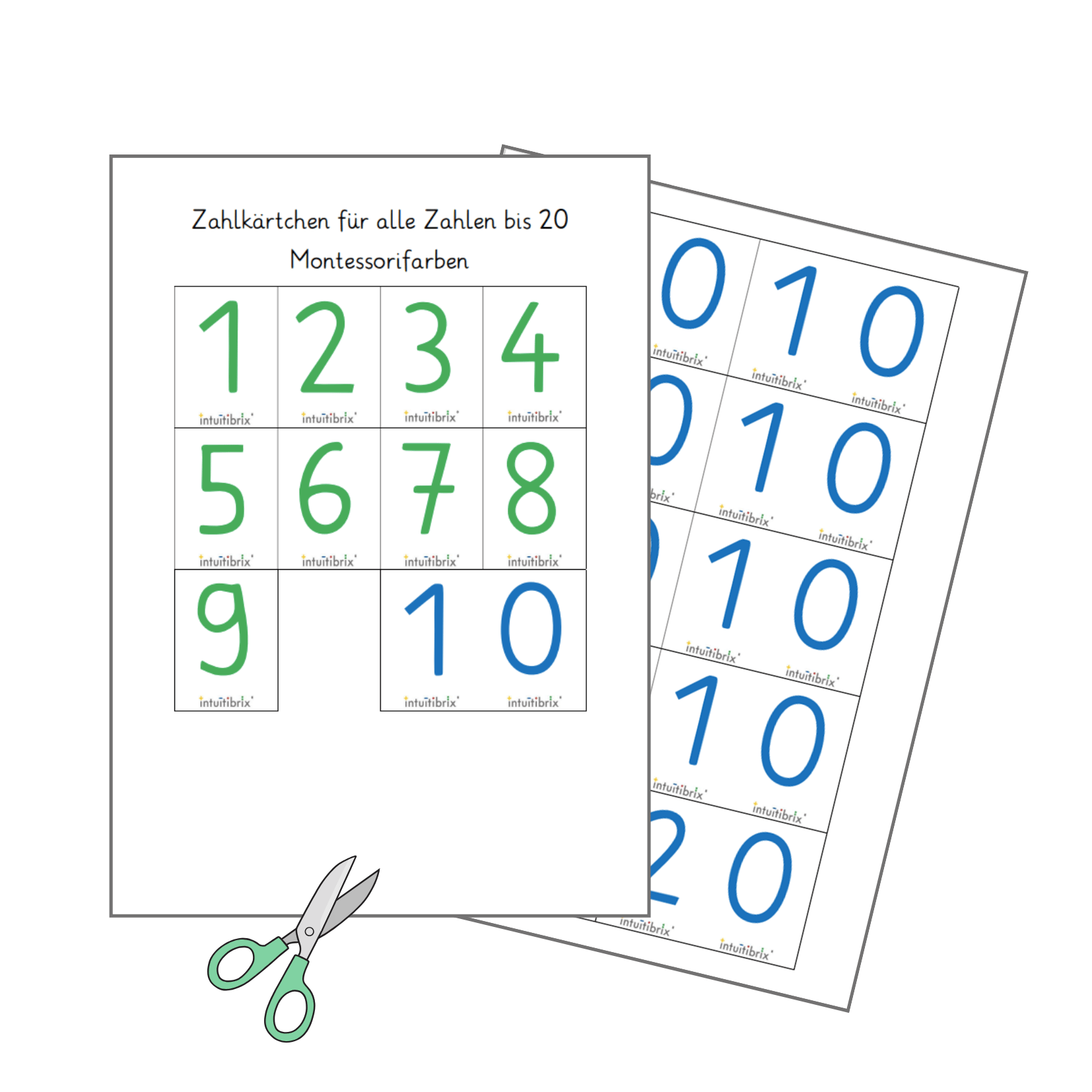 Download Zahlkärtchen