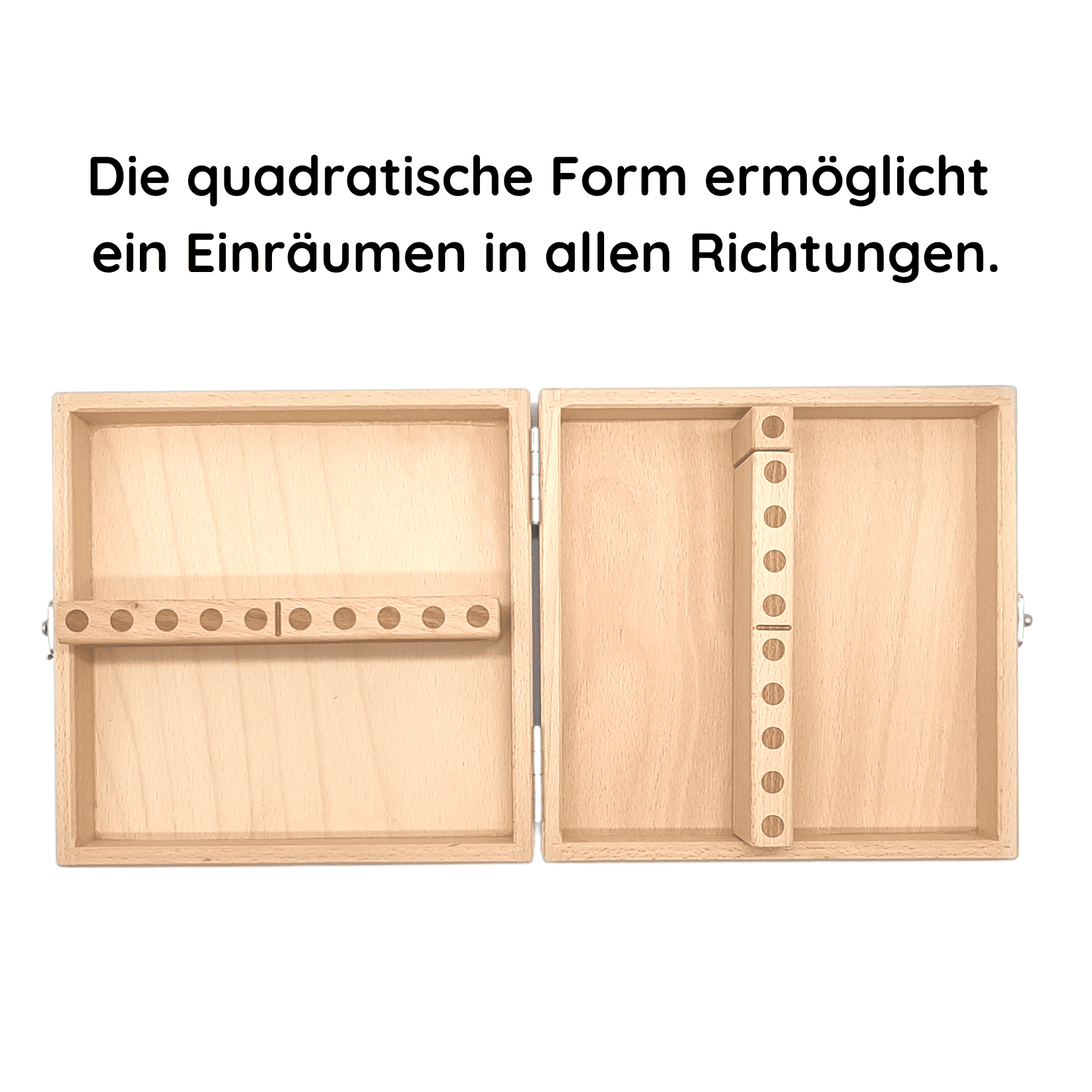 CH Passende Kiste für 1 Set Rechenbausteine (ohne Bausteine!)