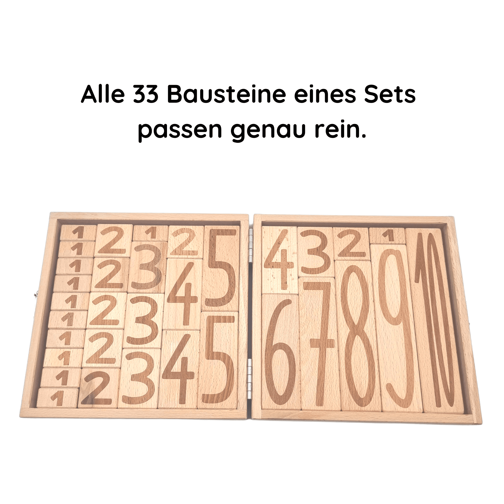 CH Passende Kiste für 1 Set Rechenbausteine (ohne Bausteine!)