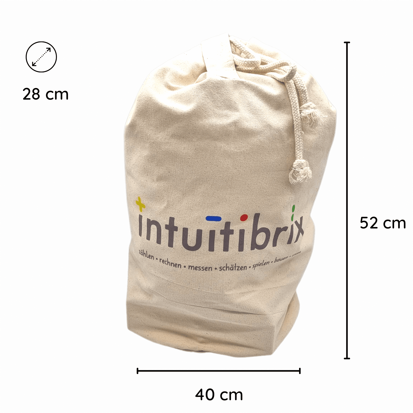 CH Grosser intuitibrix Umhängebeutel (ohne Inhalt)