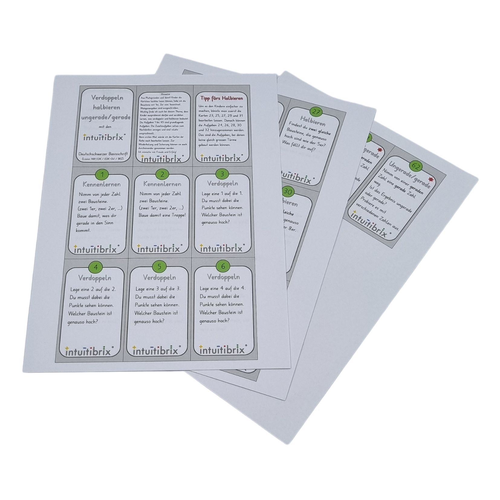 Scarica: Set di carte "Simply double" (tedesco, francese, italiano) 