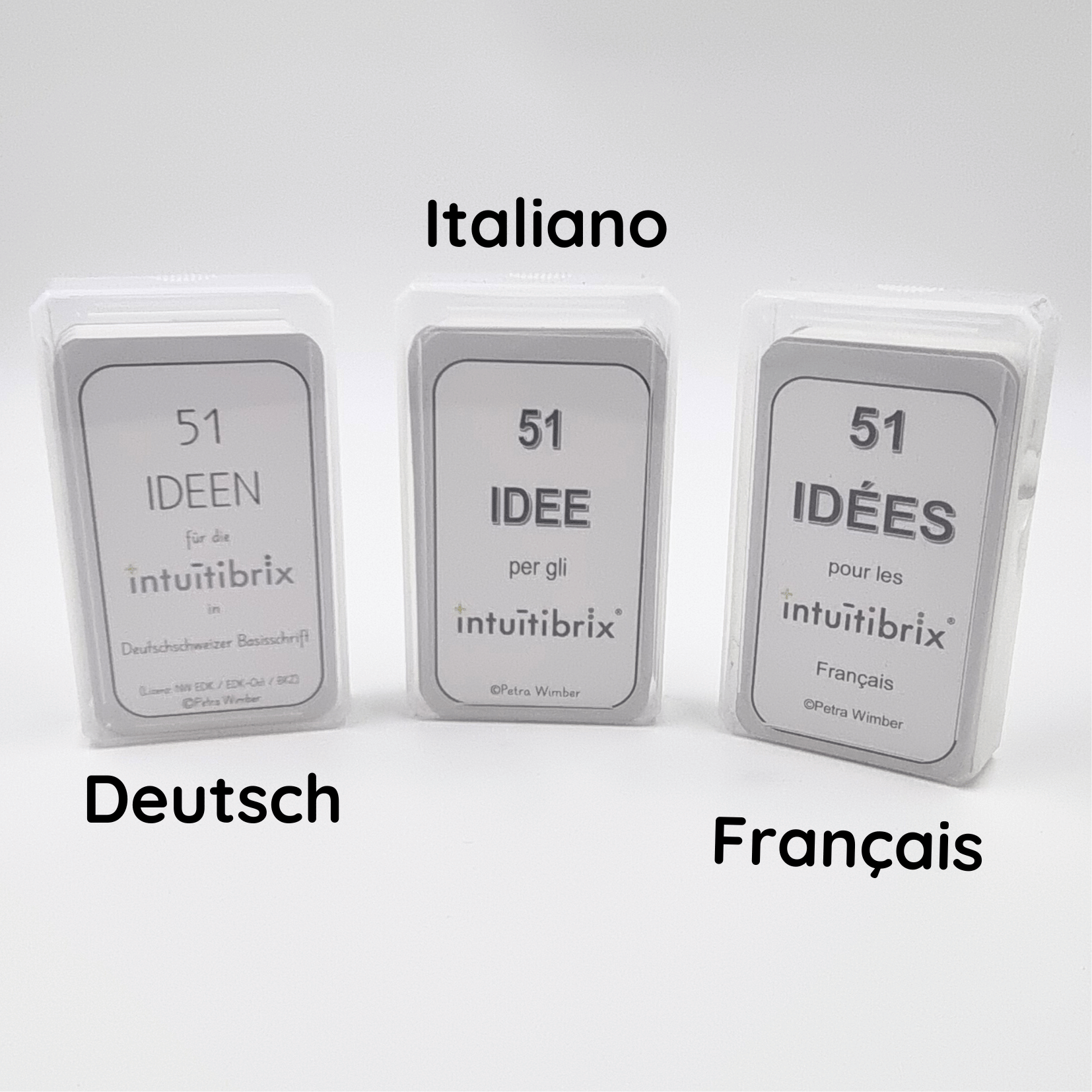 Kartenset 51 Ideen für die intuitibrix (Deutsch, Französisch, Italienisch)