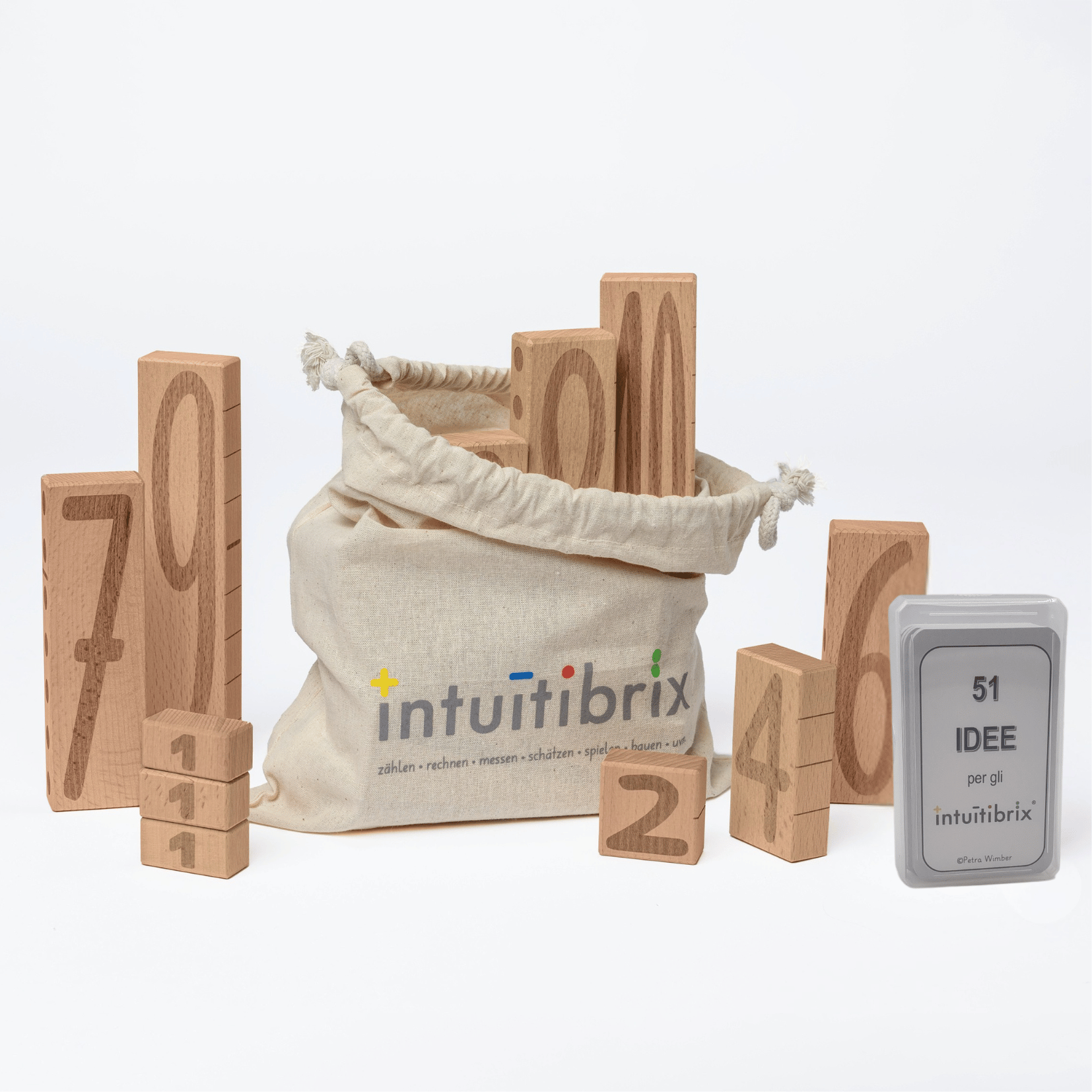 intuitibrix in una borsa di stoffa